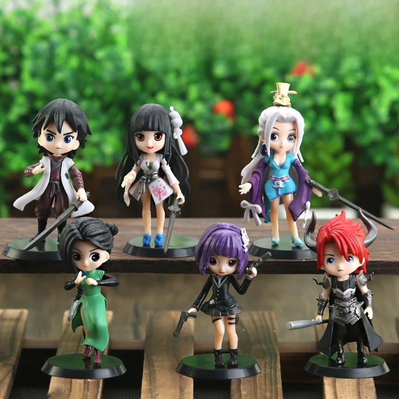 

Cross-Border Bestselling 6 Models Magic Sword Toys Collectible Figures PVC Material from PU Pouch for Fans