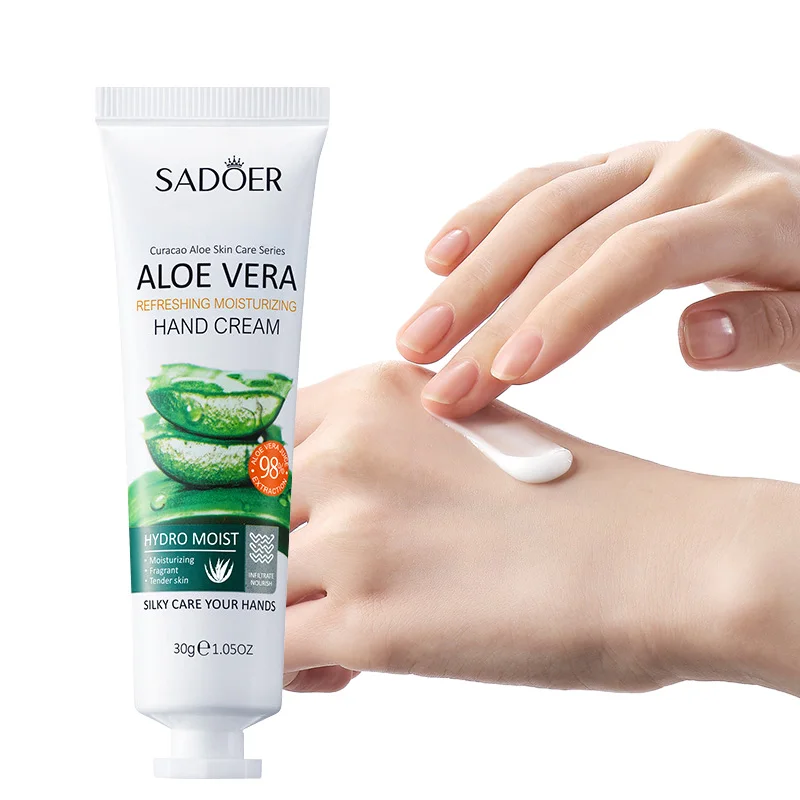 

Питательный крем для рук Алоэ Вера Освежающая увлажняющая эссенция Осветляющее лечение Увлажняющий Легко впитывается Уход за кожей рук