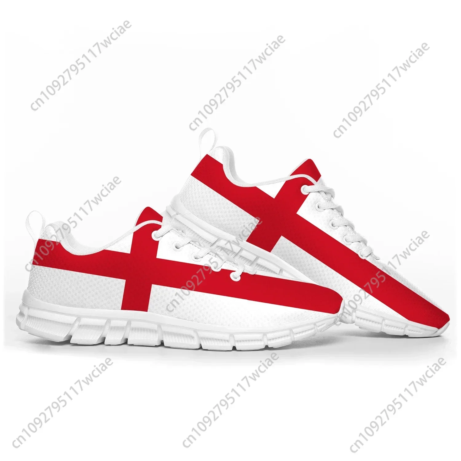 

England Flag Sports Shoes Mens Womens Teenager Sneakers England Casual Custom High Quality Couple Shoes
