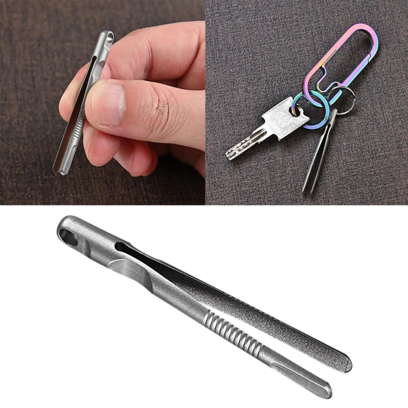 1 PCS Outdoor Mini Tweezers Lightweight And Compact Tool Compact Tool CNC Plus Tool Holder Tweezers