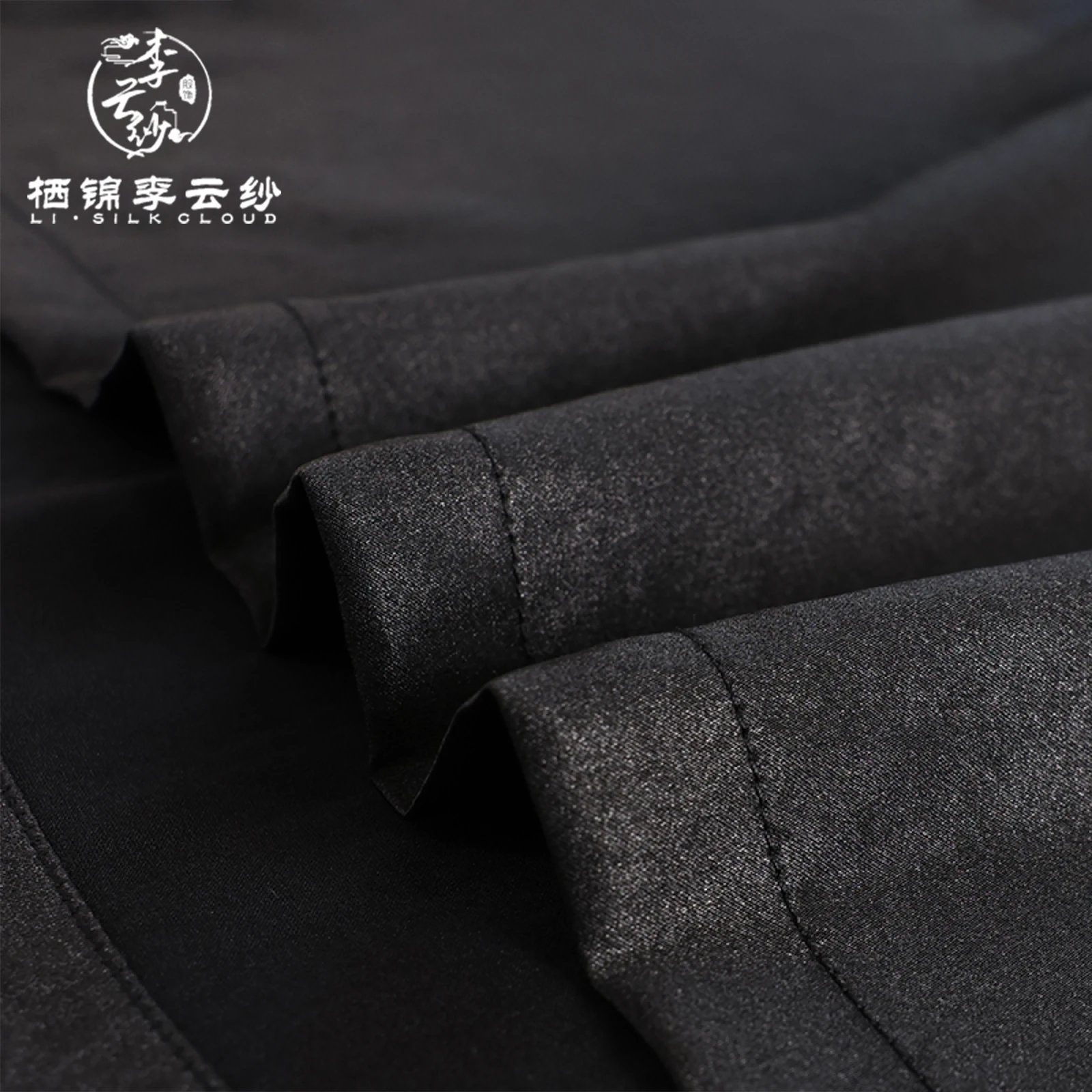 LI SILK CLOUD  Xiangyunsha Short Sleeve Blouse - Traditional Chinese Fabric, Casual Summer Silk Top Guangdong Gauze