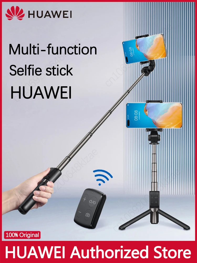 Original Huawei AF15/Pro Bluetooth-compatible Selfie Stick Tripod Portable Wireless Control Monopod Handheld for iOS/Xiaomi Phon