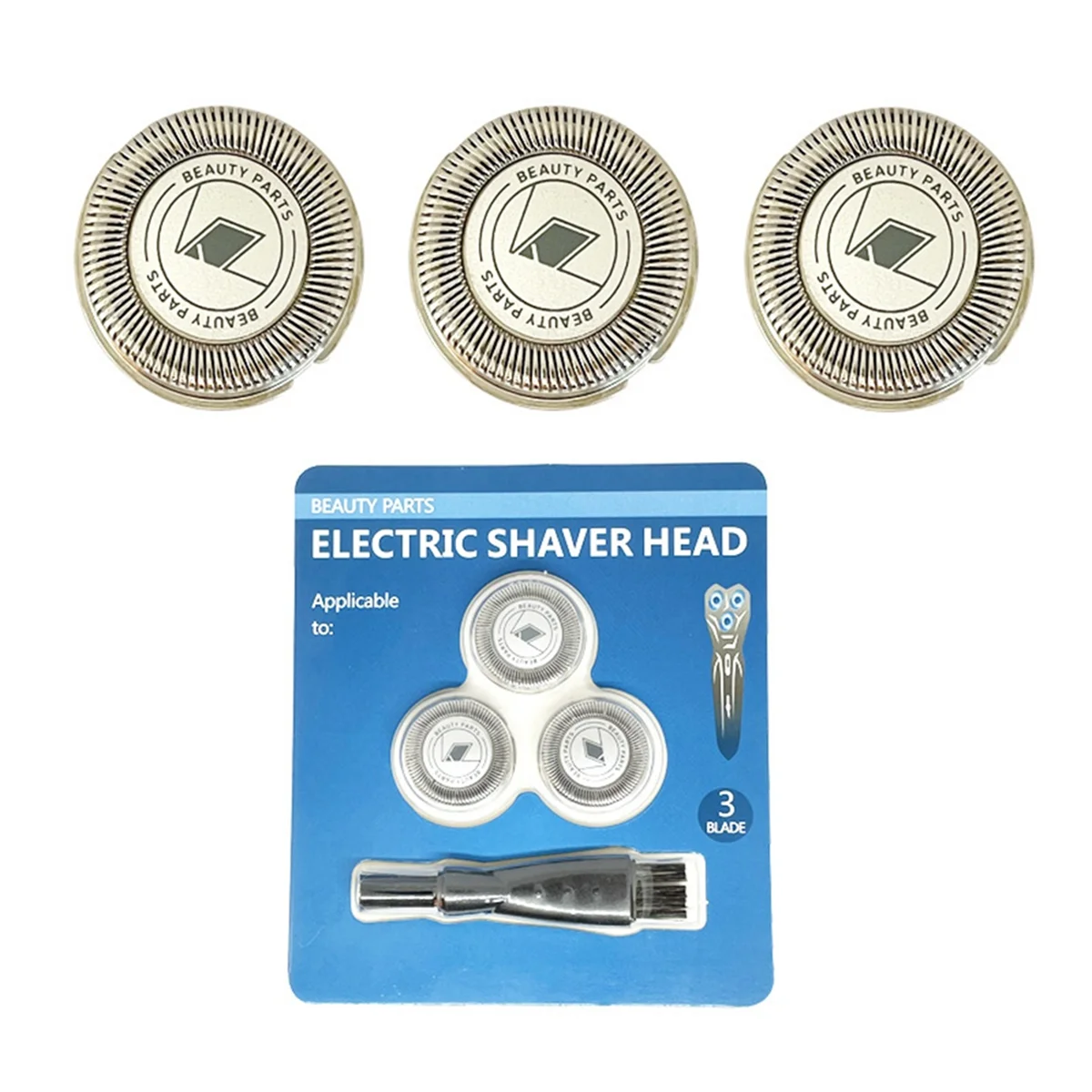 Cabeças de barbear de substituição para Philips Norelco Shaver série 7000, série em forma de ângulo 5000, SH71, SH71, SH71, SH52