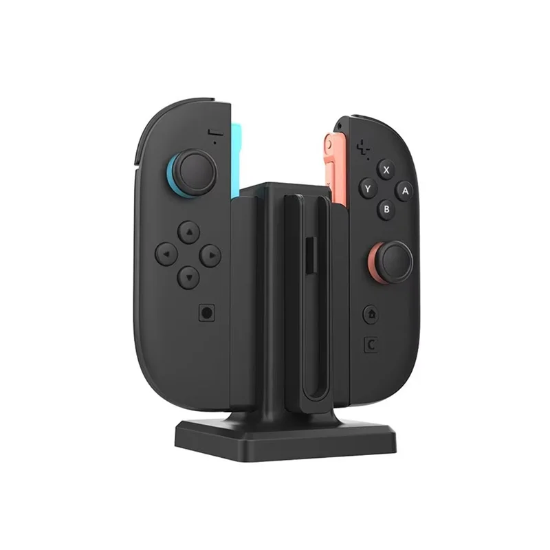 

【Эксклюзивный-Оферблат!】Эфективная зарядная станция для Nintendo Switch 2 для 4 джойстиков, незаменимый игровой аксессуар-зарядная док-станция