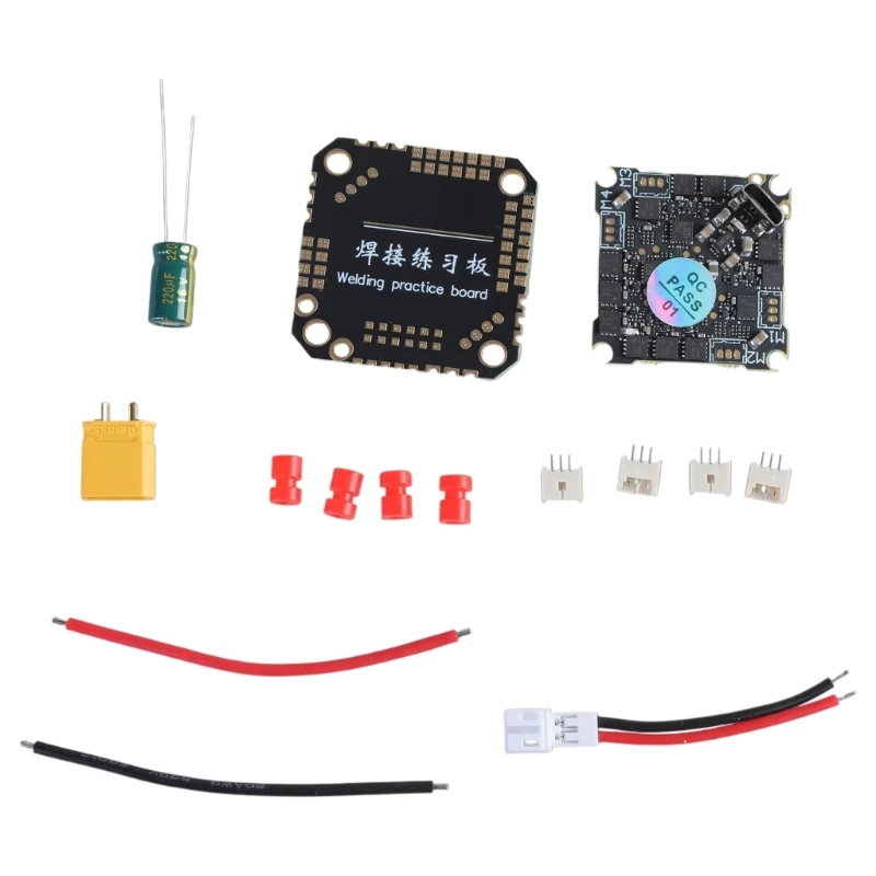 Ruibet F4AIO F411 Flight Controller 25.5X25.5mm BLHELIS 12A 4in1 1-2S for FPV Tinywhoop Cinewhoop Drones