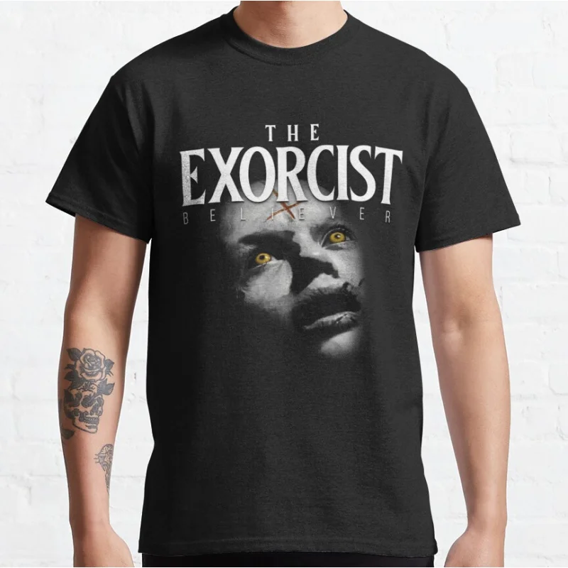 

Believer Horror Movie Retro 80s Horror films The Exorcist Scary movie monsters Graphic T Shirts large size Adult tops S-6XL