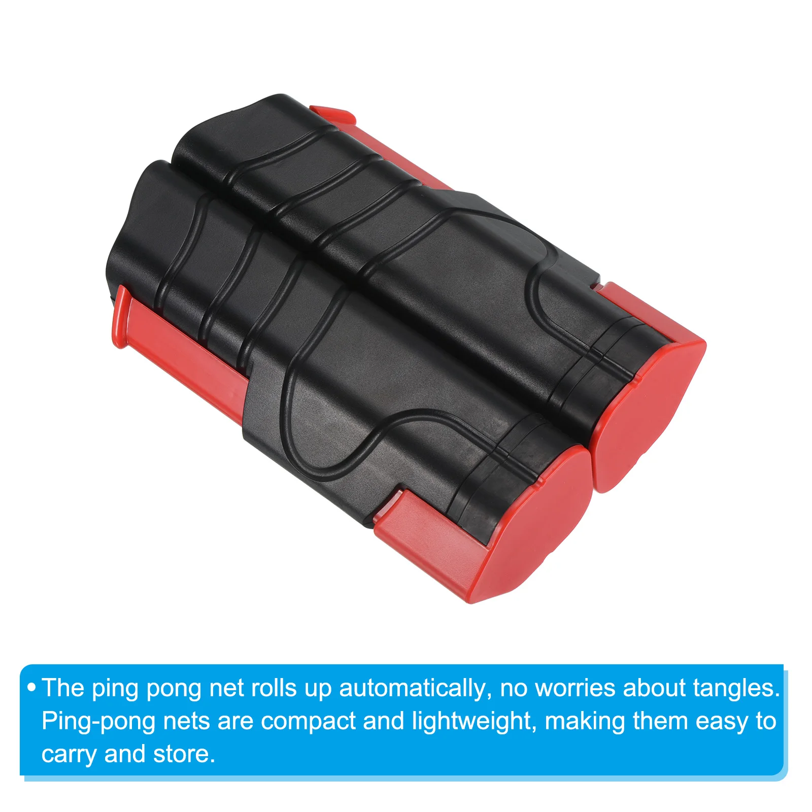 Bis zu 2,2 Zoll einziehbares Ping-Pong-Netz, tragbares Tischtennisnetz und Pfostenersatz, jedes Tischsport-tragbares Ersatznetz