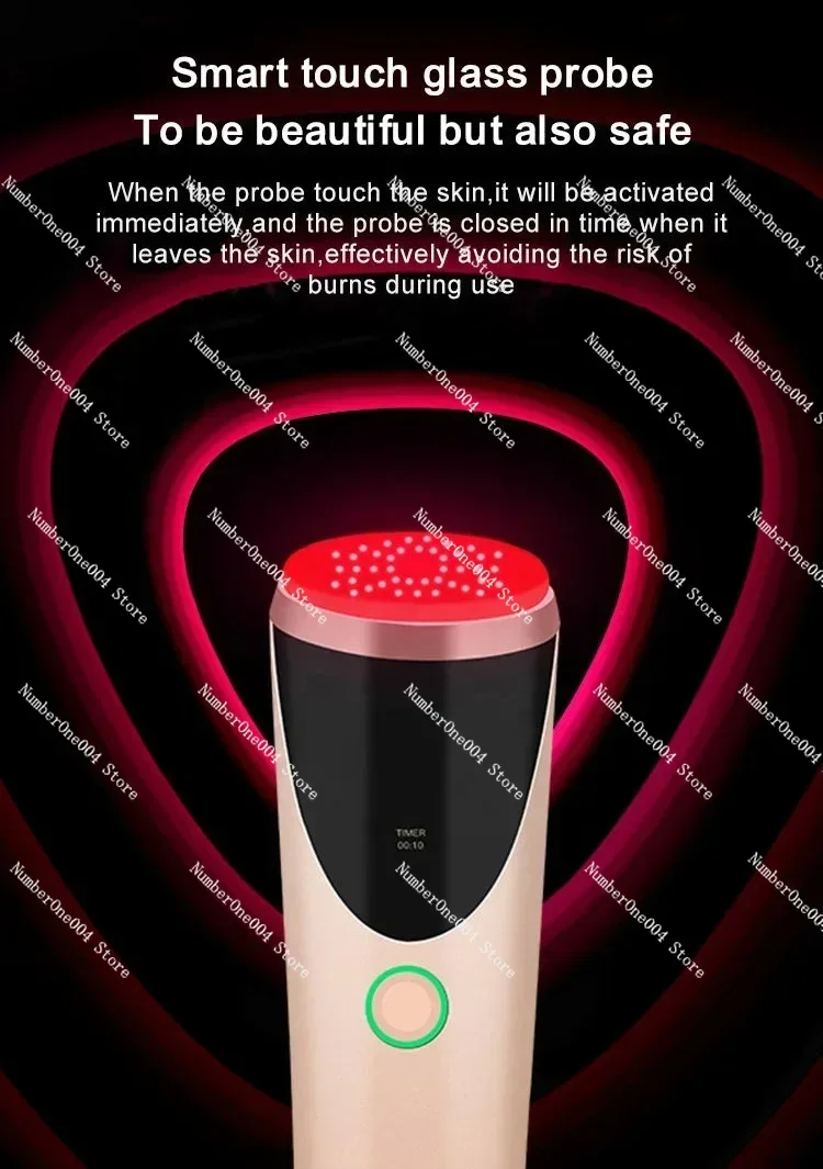 Suitable for female household electronic facial and eye wrinkle prevention massager, LED anti-aging beauty device