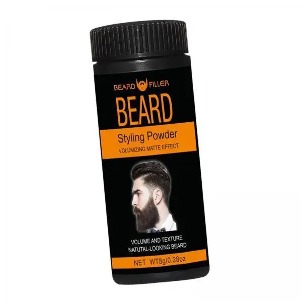 

Volumizing Beard Styling Powder Lightweight Texturizing Oil Control for Men's Hair Mustache and Beard Accessories