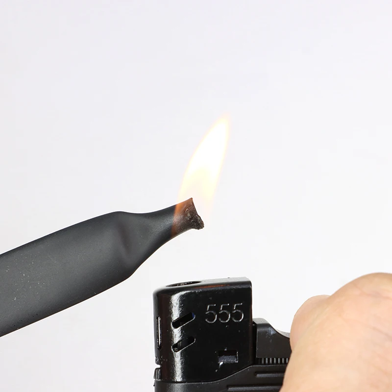 Black 2:1 Heat Shrink Tube 0.6mm~210mm Polyolefin Cable Repair Heat Shrinkable Tubing Heat-Shrink Cable Insulation Wrap Sleeve