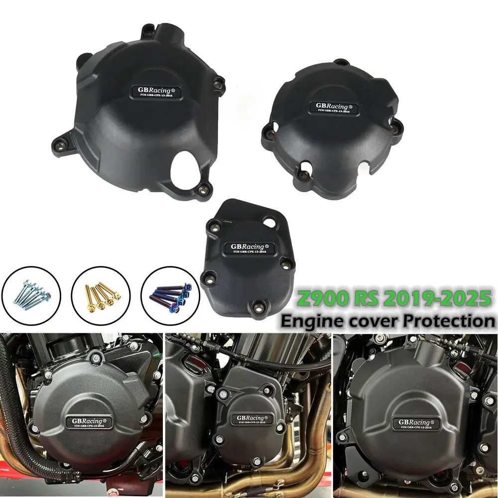 

Motorcycles Engine cover Protection case case GB Racing For KAWASAKI Z900 RS SE 2018-2025 Engine Covers Protectors