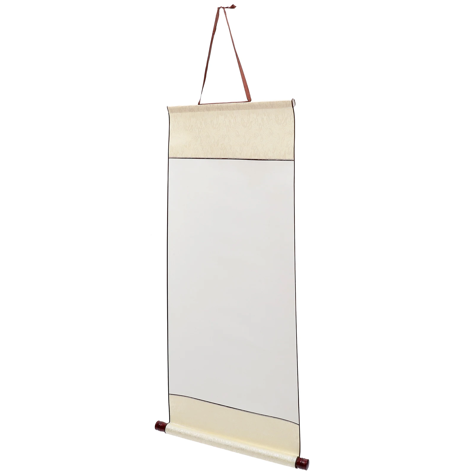 

Blank Calligraphy Scroll 40x90cm Red Gold Rice Paper Durable Portable Decoration Supplies Drawing