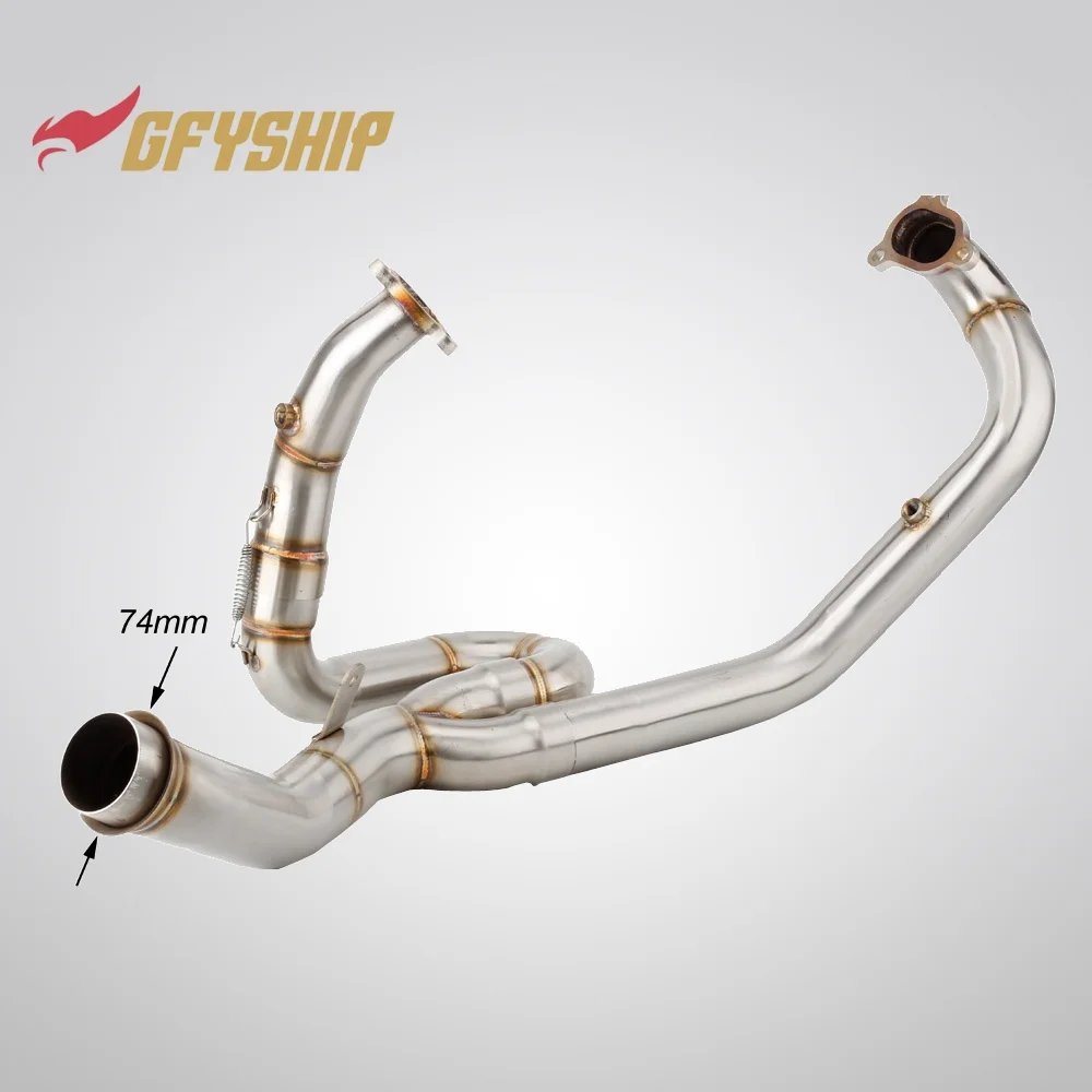 Motorcycle Exhausts Middle Link Pipes Slip-on For KTM 1050 1090 1190 Adventure 1290 SUPER ADVENTURE R / S / T view 5