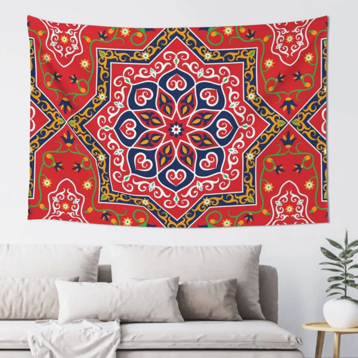 

Ramadan Khayamiya Pattern -   Tapestry Room Aesthetic Decor Wall Tapestries Home Decorations Aesthetic Tapestry