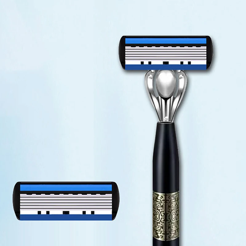 New Upgraded Razor Razor China Wind Manual Razor Razor Head Six Layers Of Original Razor Blades