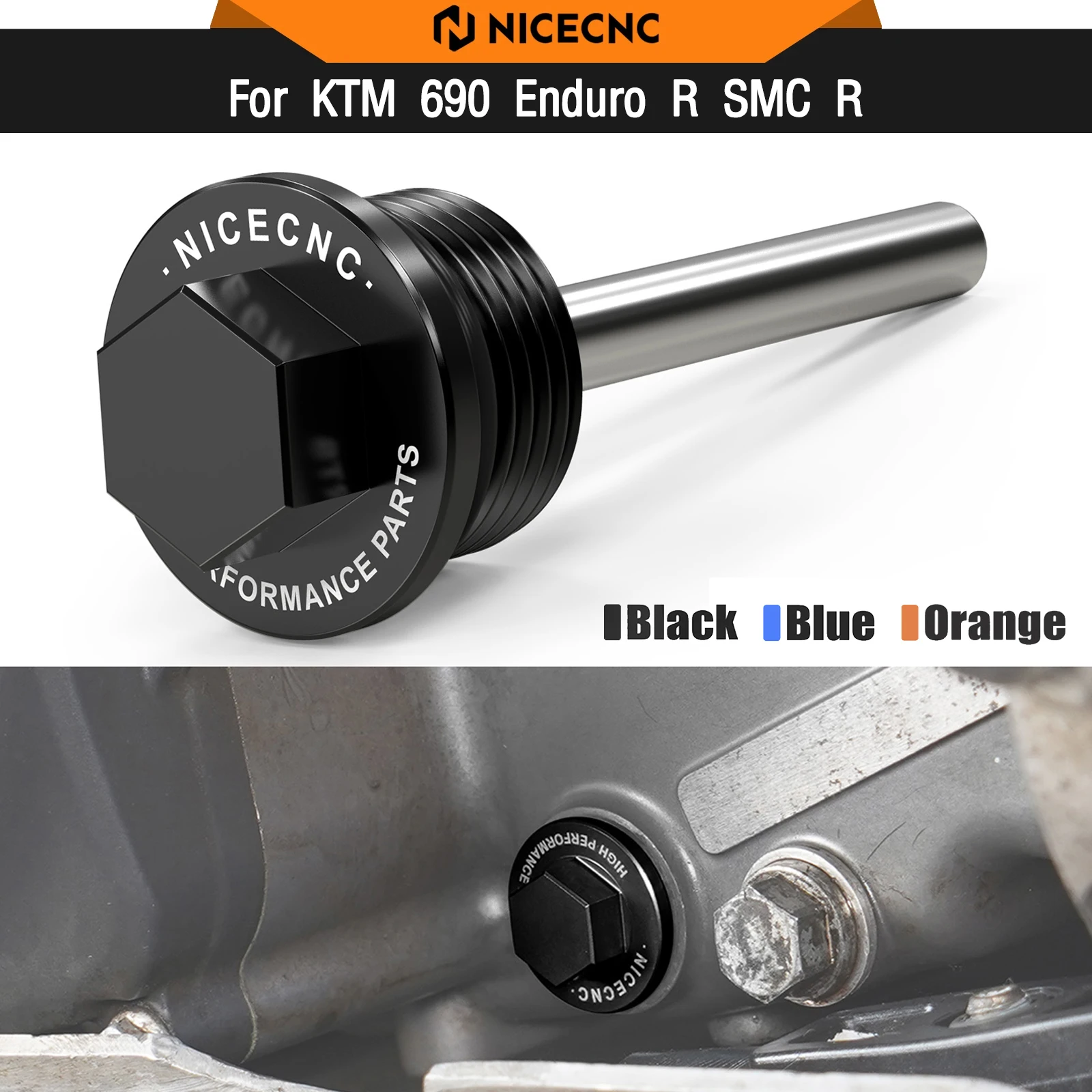 

For KTM 690 Enduro R SMC R 2008-2025 Magnetic Oil Drain Plug For Husqvarna 701 Enduro/Supermoto 2016-2025 GasGas 700 SM/ES 22-25
