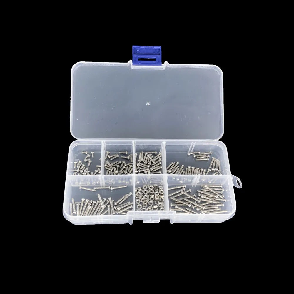 230個入り M2 ステンレス鋼ボルト 六角ナット付きネジ詰め合わせキット メトリックマシンネジとナット 家具・自動車修理用