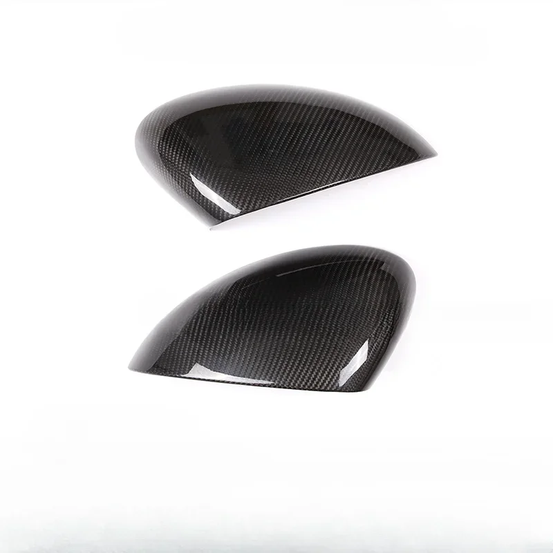 Suitable For 18-22 Porsche Macan  Carbon Fiber Rearview Mirror Reversing Mirror Housing Decorative Exterior Modification