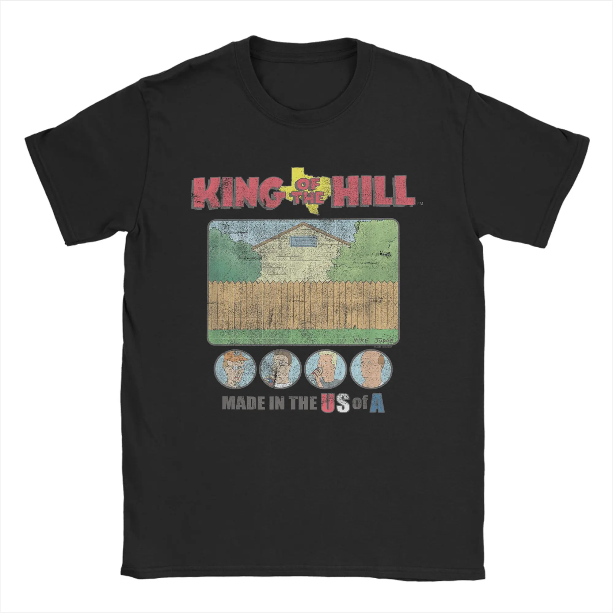 ملوك التلال تي شيرت الصيف الزقاق الولايات المتحدة الأمريكية المشارك تي شيرتات قطن رجل تتجه عادية تي شيرت قصيرة الأكمام تيز