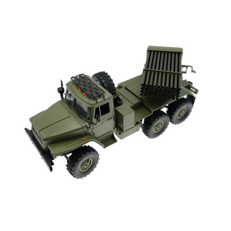 รถบรรทุกบังคับวิทยุ WPL B36-2 ขนาด 1:16 รุ่น BM-21 Grad Rocket Launcher ขับเคลื่อน 4 ล้อ สำหรับขับขี่ออฟโรด ปีนป่ายได้ พร้อมฟังก์ชั่นครบครัน