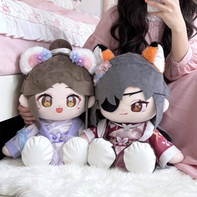

Hot Heaven Blessing Official Star Moon Series Huhu Sitting Pose Doll Plush Toy Soft Stuffed Figure Cute Collectible Gift