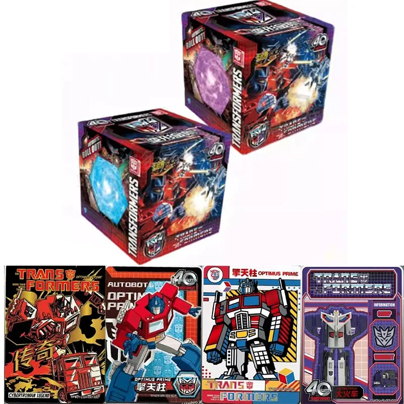 

Official Genuine KAYOU Transformers Horizon Collection Cards 40th Anniversary Energy Gift Box Anime Peripheral Toy Gifts