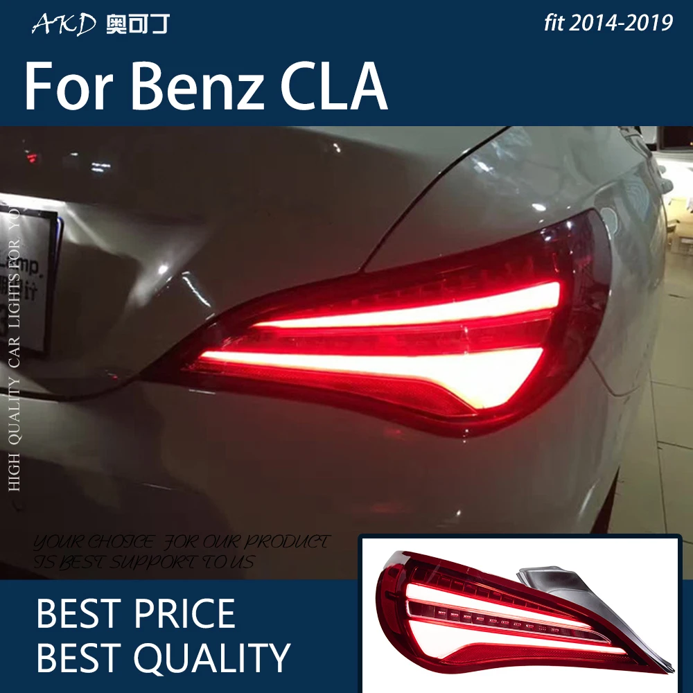 

Car Lights for Benz W117 CLA 2014-2019 LED Auto Taillight Assembly Upgrade High Configure Blink Signal Lamp Tool Accessories