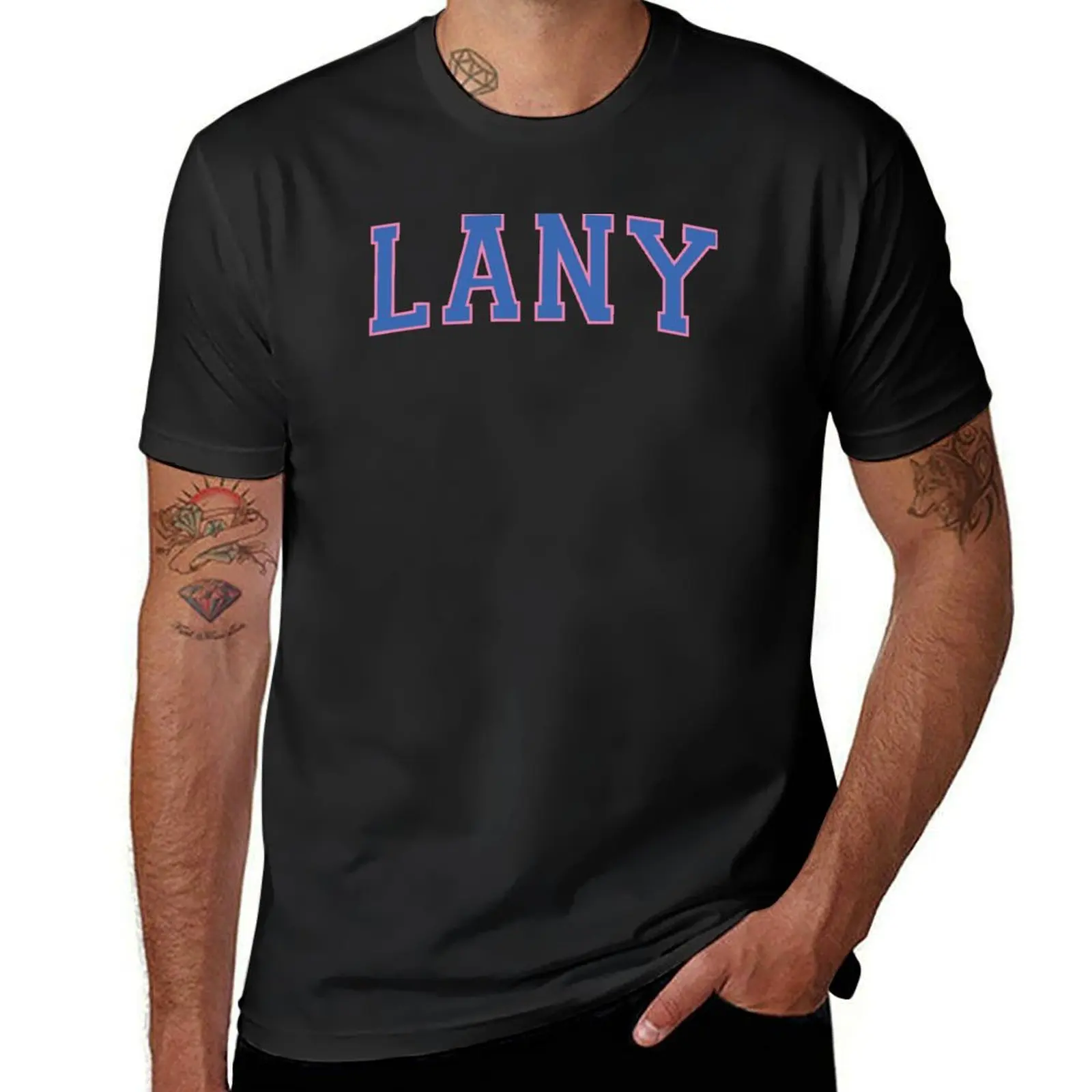 lany T-Shirt boys whites sweat T-shirts for men cotton