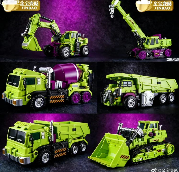 JINBAO NBK Devastator Predaking GT Meesterwerk Transformatie Action Figure Speelgoed Film Model G1 6IN1 Vervorming Auto Robot