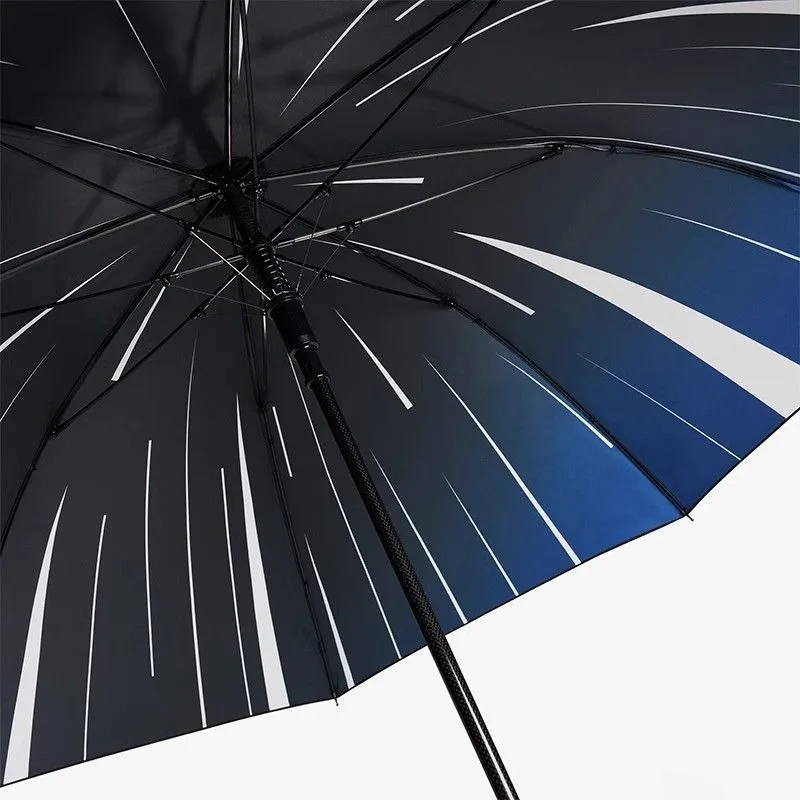 New Model Suitable For Tesla Carbon Fiber Golf Umbrella High-end Large Umbrella With Logo Business Gift Advertising Umbrella ﻿