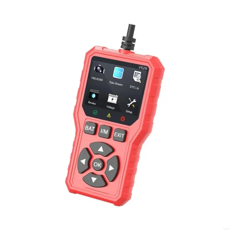 

Автомобильный сканер OBDII X6HF с режимом потока данных в реальном времени и функцией режима считывания кодов неисправностей,