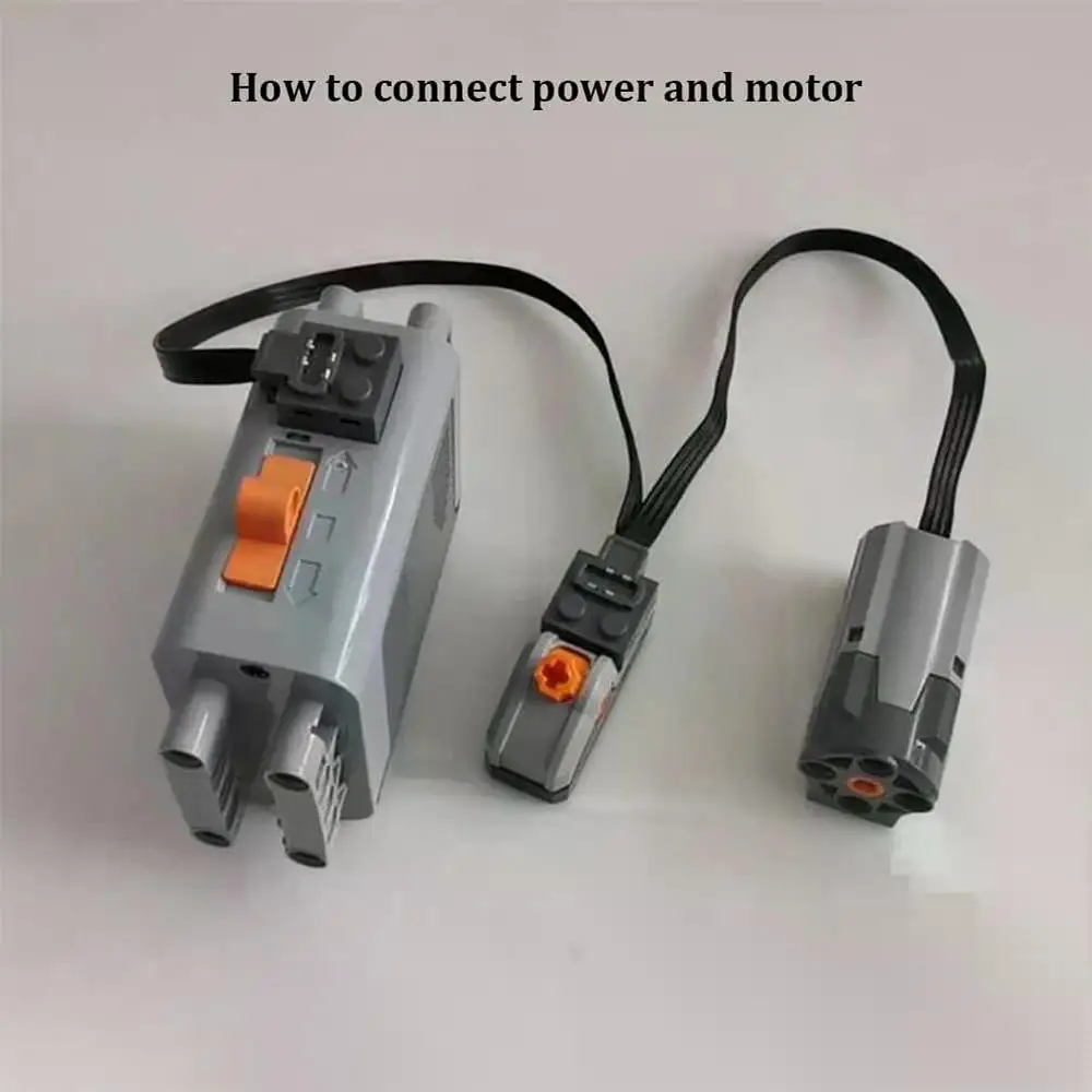 8869 قطبية التحكم التبديل أجزاء وظائف الطاقة التقنية لبنات البناء MOC 8869 لخط ربط الضوء LED 8870 والمحرك #5