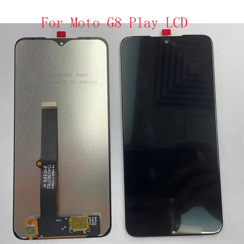 Pantalla LCD de 6,2 pulgadas For Moto G8 Play XT2015 XT2015-2, montaje de digitalizador, repuesto for Motorola G8 Play,con marco