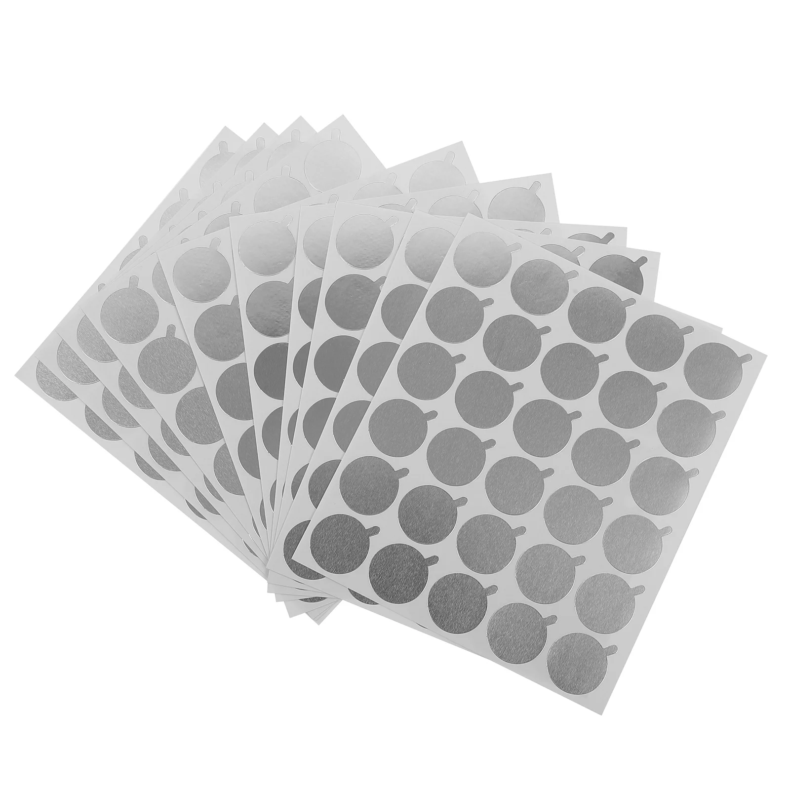 

900Pcs Eyelash Extension Gasket Silver Disposable Pallet for Long-Lasting Lash Glue Retention Professional Beauty Supplies