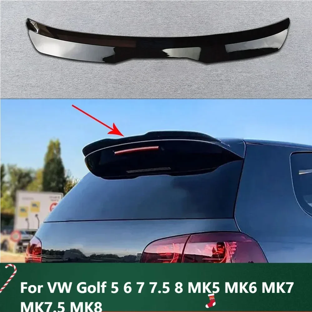 New！Rear Roof Trunk Spoiler Wing Sport Boot Lip Tail Tuning Accessories For VW Golf 5 6 7 7.5 8 MK5 MK6 MK7 MK7.5 MK8