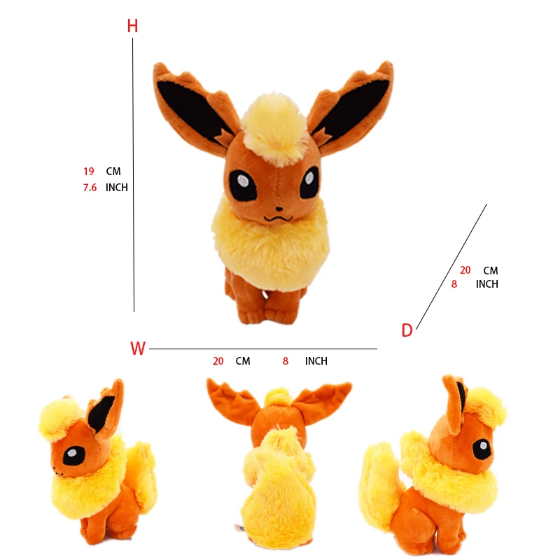 Pokemon Plush Toy 9 Styles Sitting Sylveon Leafeon Umbreon Vaporeon Eevee Flareon Glaceon Espeon Jolteon Eevolutions Game Doll