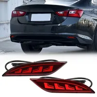 3 Functions Car Accessories For Chevrolet Malibu XL 2016 2017 2018 Rear Bumper Lights Warning Brake Dynamic Turn Signal Lamp 12V