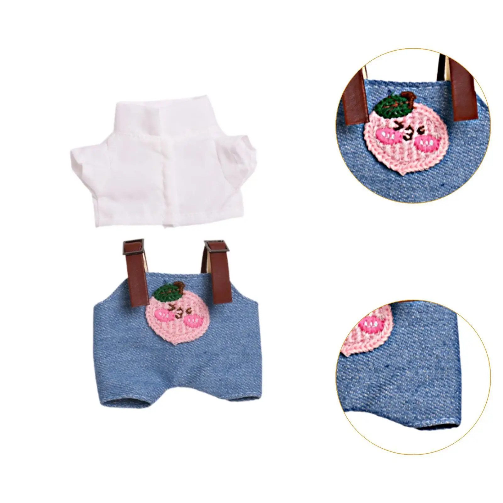 Doll Clothes Set, Doll Costume Outfits, Comfortable Dress up Clothing, Doll Clothes Doll Pants Outifits for 17cm Doll