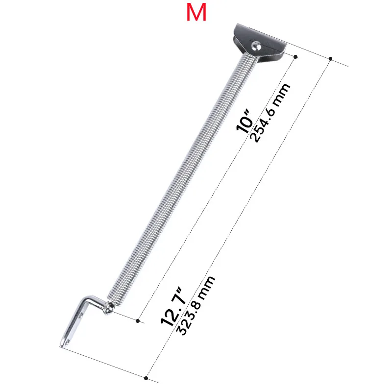 2 Pcs 316 Stainless Steel Spring Lid Support Hatch Spring For Boat Yacht Camper Hatches Doors Table lLeaves Motor Boxes
