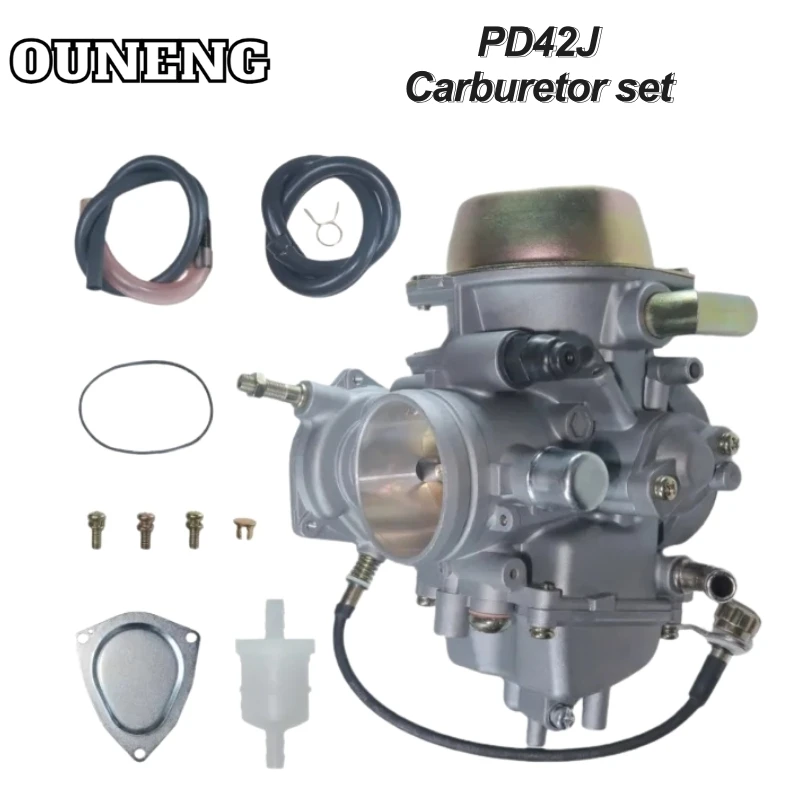 Carburetor Pd42J 42mm For Yamaha Grizzly 600 660 YFM600 Predator 500 Outlaw 500 Rhino 660 YXR660 Bombardier Can-Am For Hisun 700