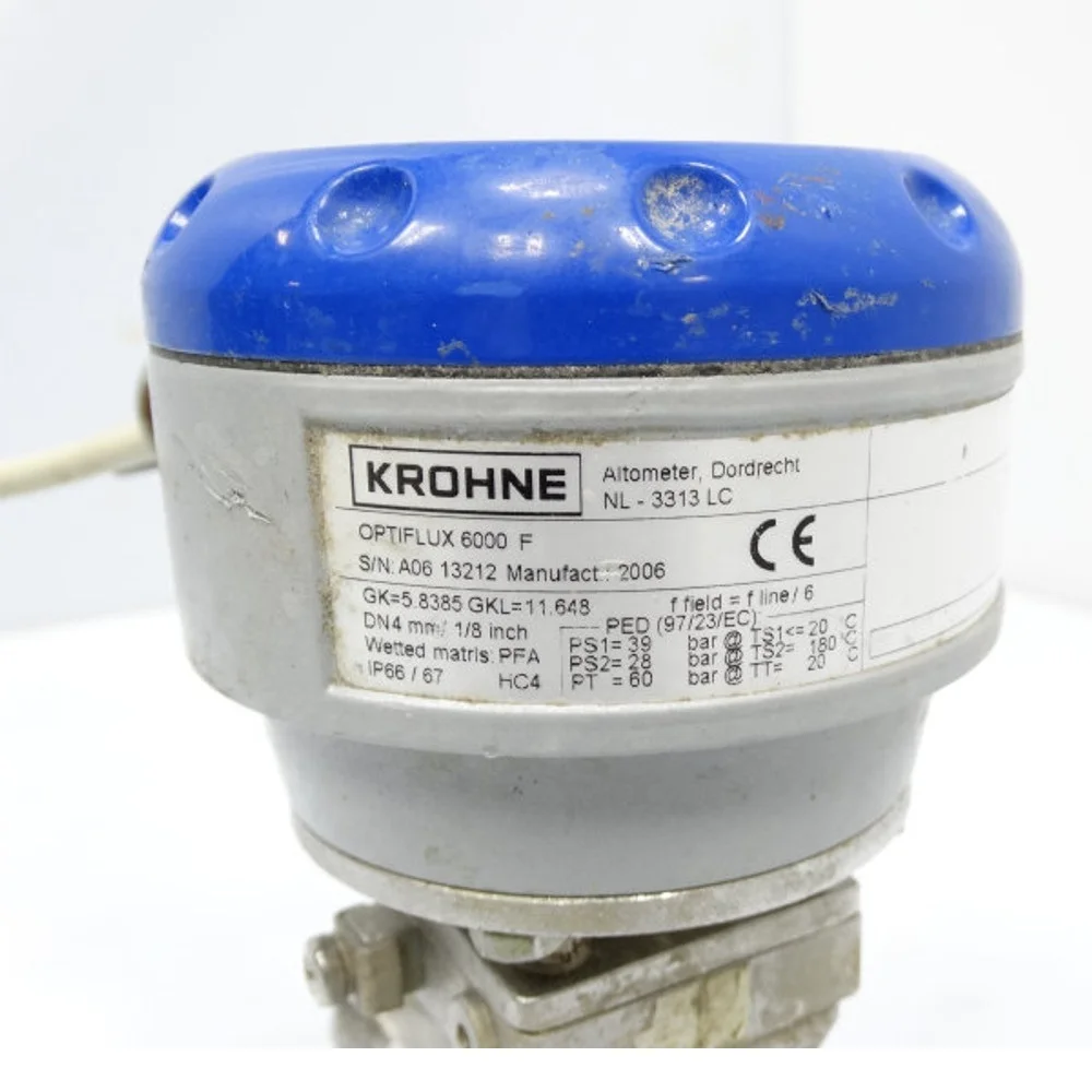 Germany Original Krohne OPTIFLUX 6000 Electromagnetic Flow Sensor Measuring Analysing Instruments IFC 050 IFC 100 IFC 300 Signal