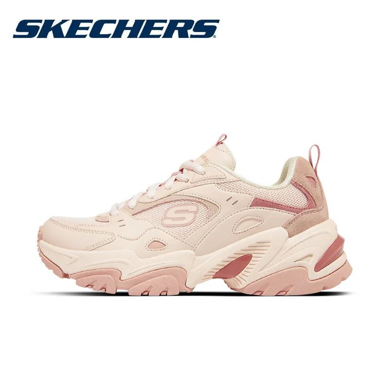 

Skechers Women Chunky Sneakers Classic D'LITE Platform Shoes Women's Casual Outdoor Sports Sneakers Dad Shoes Zapatos Mujer