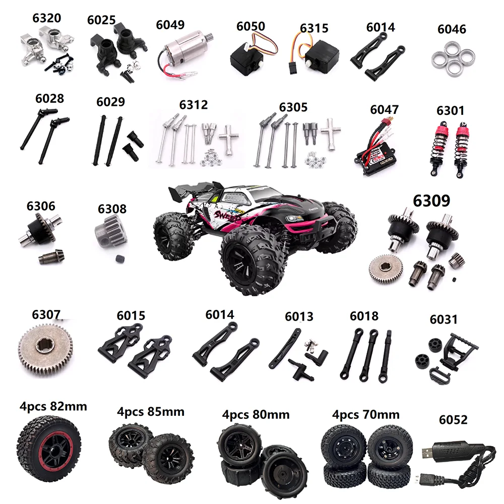 SCY 16101 16102 16103 16201 16101pro 16102pro High Speed RC Auto Zubehör RC Automotive Teile Getriebe Antriebswelle Differential
