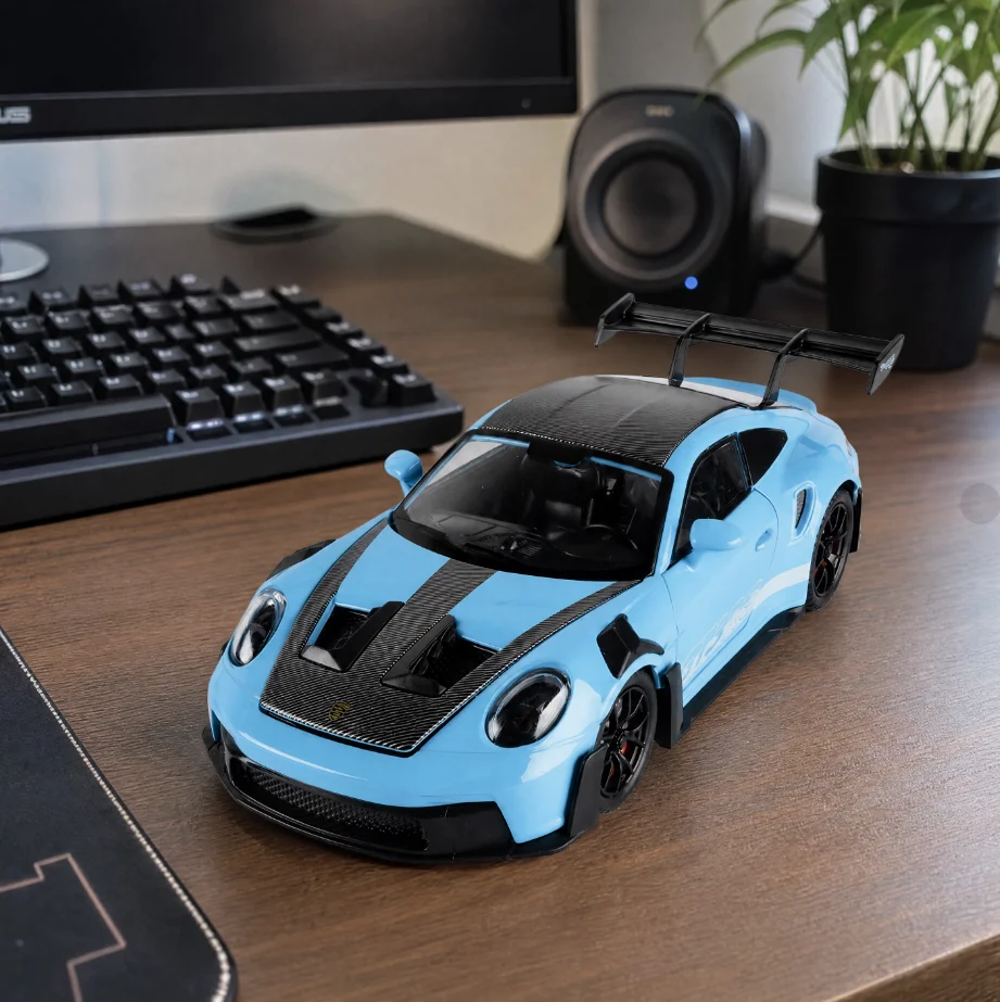 

1:24 911 GT3 RS 992 Alloy Track Racing Car Model Diecasts Metal Performance Sports Car Vehicles Model High Simulation Collection