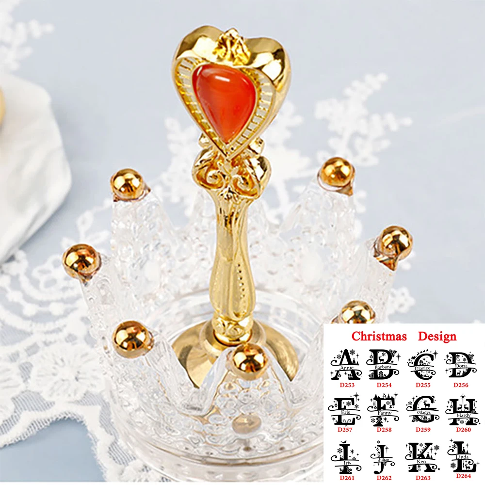 

Christmas Theme Custom Wax seal Stamp with Magic Handle Custom Text Stamps Personalized Logo Design Sealing Wax Stamps DIY Card