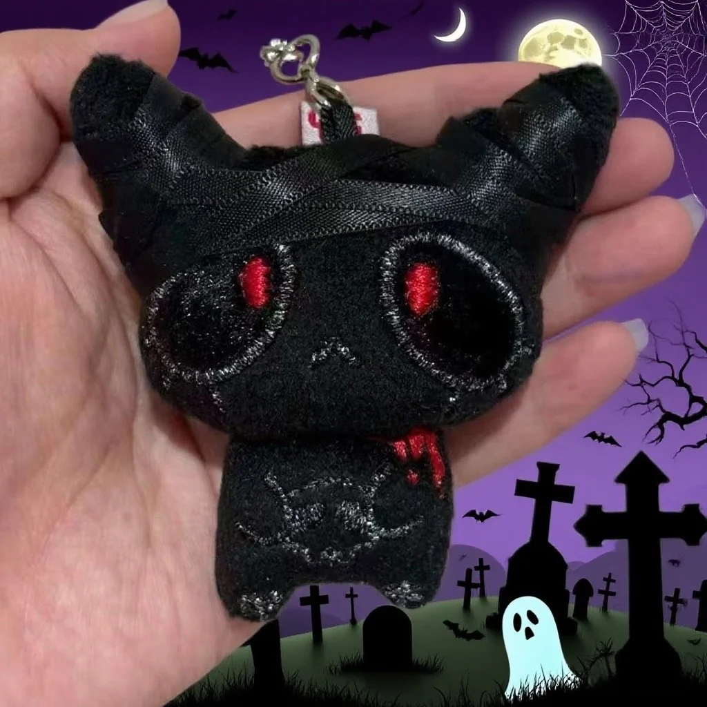 Piccolo regalo di Halloween Portachiavi in peluche horror Creepy Monster Doll Goth Bag Charm Accessori spaventosi per zaino Cosplay Party Decor