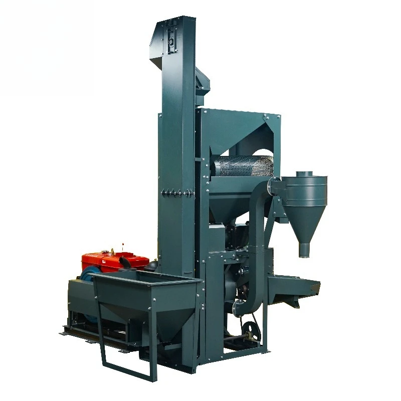2025 New Model 5-in-1 Mini Rice Mill Machine | Compact Design with Engine/Vibrating Screen for Home/Commercial Use