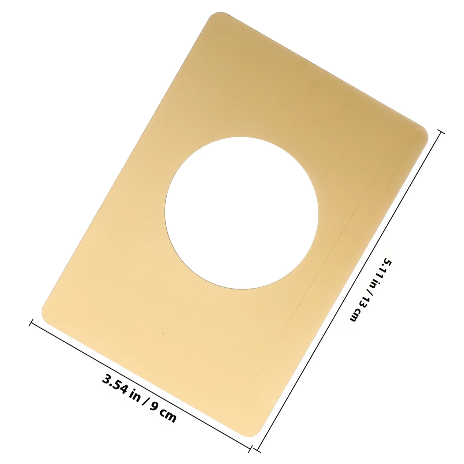 2 قطعة غطاء فتحة المقبض من الفولاذ المقاوم للصدأ لتعزيز إصلاح القفل، أغطية ألواح ديدبولت، لوحات إضراب الباب، الباب الأمامي #4