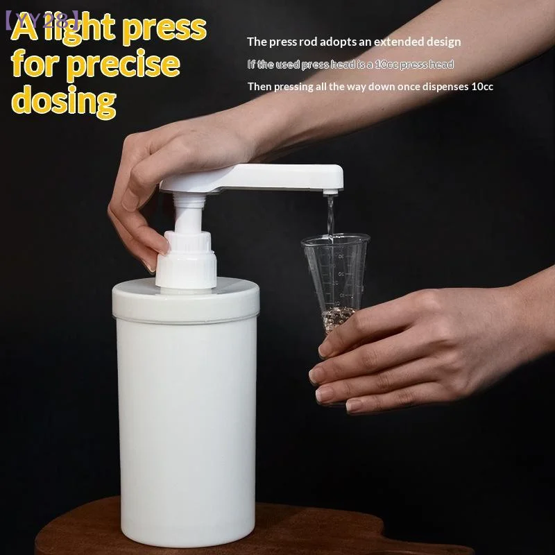 Meal Prep Juice Bottles - 1L Lebensmittelechter PP Mehrzweck-Sirupspender mit abnehmbarer