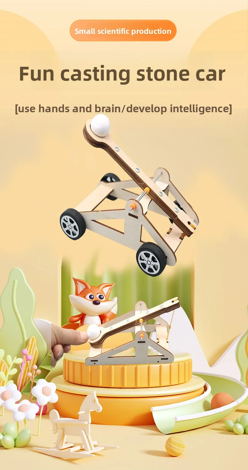 DIY カタパルトおもちゃ DIY 科学実験キット & 教育モデルおもちゃ物理学科学おもちゃ子供のためのギフトおもちゃプロジェクト